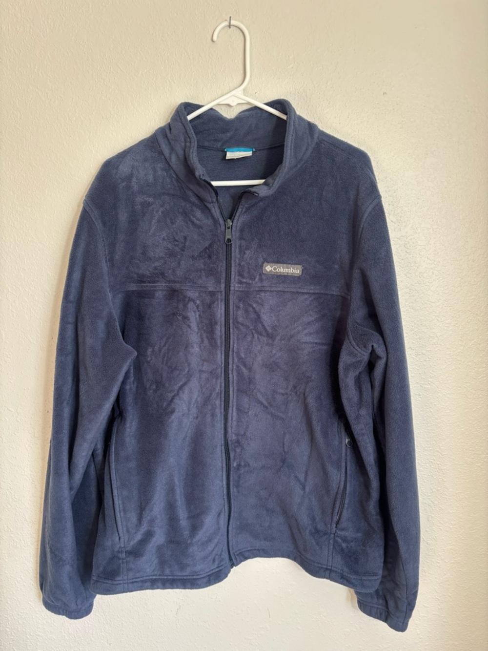 Columbia Men’s Navy Full-Zip Fleece Jacket